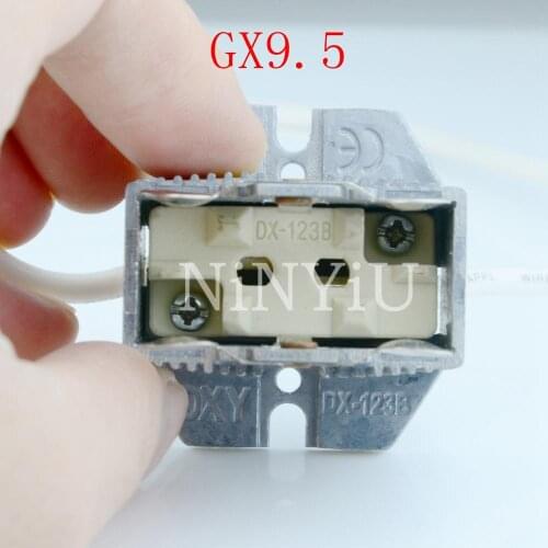 High Quality GX9.5 GY9.5 575W 250W 200W 150W High Temperature Resistant Stage Lamp Holder Shake Head Lamp Holder