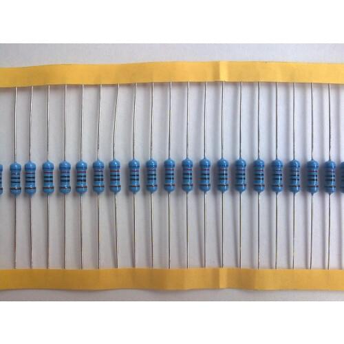 100pcs 6.8k ohm 1/4W 6.8k Metal Film Resistor 6.8kohm 0.25W 1% ROHS