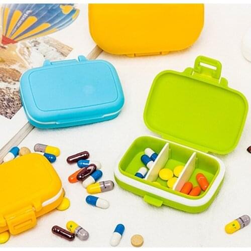 3 Grids Portable Mini Pill Case Medicine Boxes Travel Home Medical Drugs pill case Tablet Empty Container Home Holder Cases