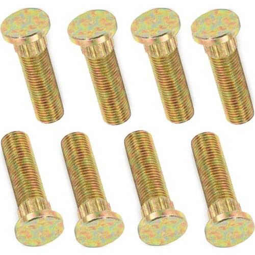 8 PCS Rear Wheel Stud Bolts Screws Nuts Replace 7518378 For Polaris RZR 800 900 Sportsman 300 Ranger 400 500 570 700 800 ETX ATV