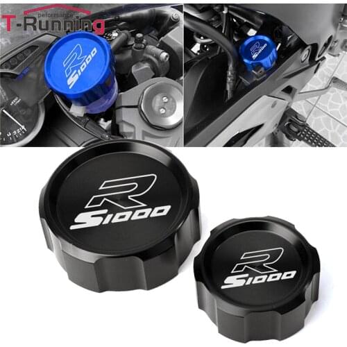 For BMW S1000R S 1000 R 2015-2018 2019 2020 Motorcycle Aluminum Front & Rear Brake Fluid Reservoir Cap Cylinder Cover