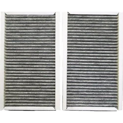 2PCS Car Cabin Air Filters for BMW 5 Series E60 528i 535i 535xi 545i 550i 650i M5 64319171858 64316935822 CUK3139