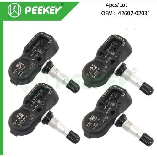 4pcs Tire Monitor Pressure Sensor TPMS Sensor 42607-02031 42607-30070 42607-42020 4260702031 For TOYOTA-Avensis-Auris RAV4