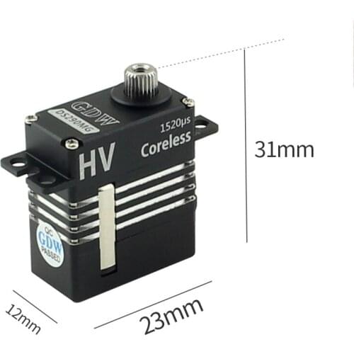 GDW DS295MG 4KG servo Helicopter Metal Steering Gear All steel Teeth X3 / Yato 470l / Fuli 380 KST215