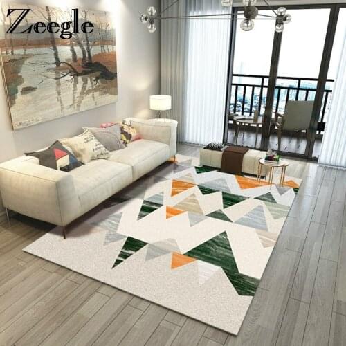 Zeegle Large Size Carpets For Living Room Home Area Rugs For Bedroom Anti-slip Sofa Table Floor Mats Dining Room Rug Parlor Mats