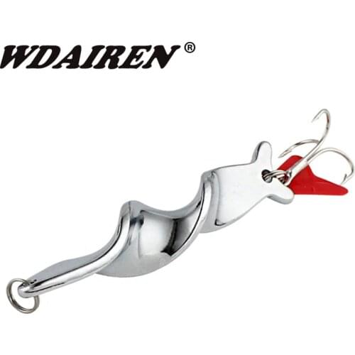 1Pcs Metal Spinner Spoon Fishing Bait Fishing lure Silver Color Catfish Bass Lures 360 Rotation weight 10g/14g/21g/28g Pesca