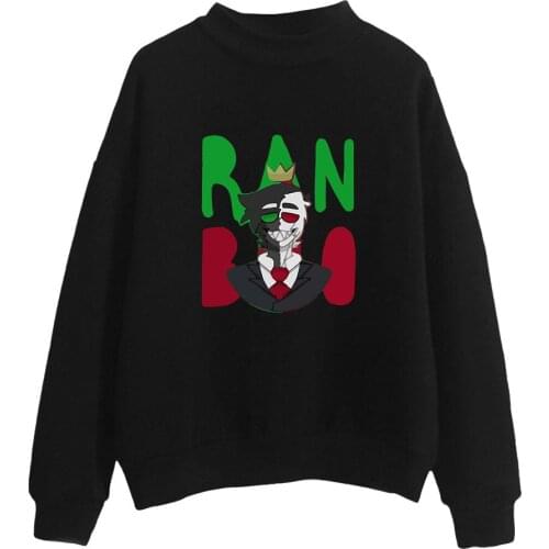 Ranboo Fashion Turtleneck Sweatshirts Women Men Long Sleeve Sweatshirts Hot Sale Casual Pullover Clothes