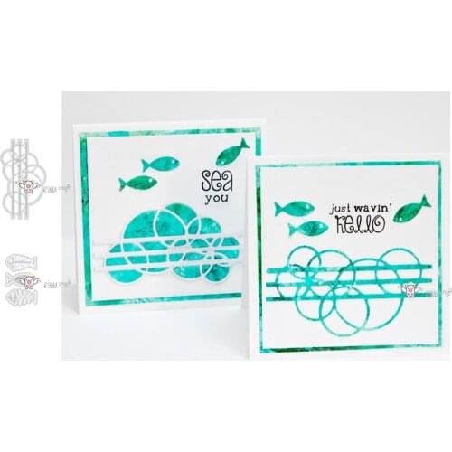 New Circle fish decoration metal Cutting Dies Stencils DIY Scrapbooking Paper/photo Cards Embossing Dies