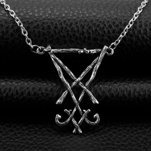Movie Lucifers Necklace for Women Men Pendant Choker Jewellery Necklaces for Teen Girls