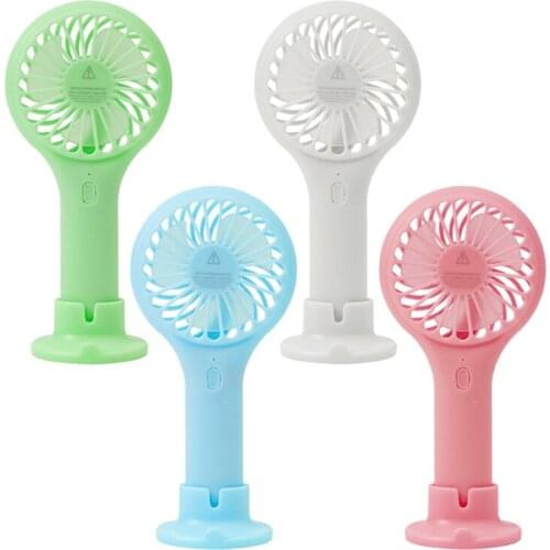 Mini Portable Air Cooler Handheld Fan USB Rechargeable Small Personal Cooling Tools for Home Office Outdoor Travel Summer