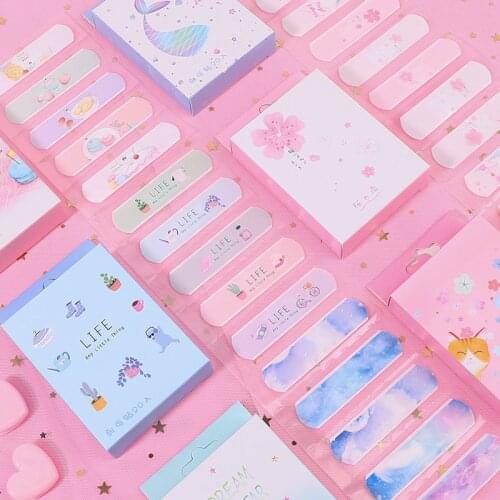 20 Pcs/lot Lovely Cute Band Aid Disposable Wound sticker kawaii First Aid Emergency Kit For Kids Children Adhesive Bandages home
