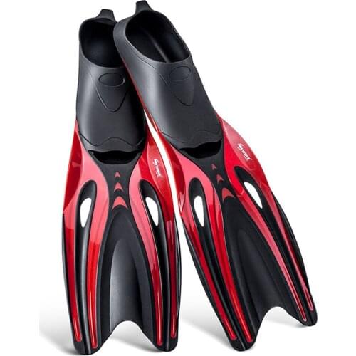 Professional Adult Swimming Fins Portable Long Submersible Scuba Diving Silicone Snorkeling Water Sports Equipment Dive Flippers