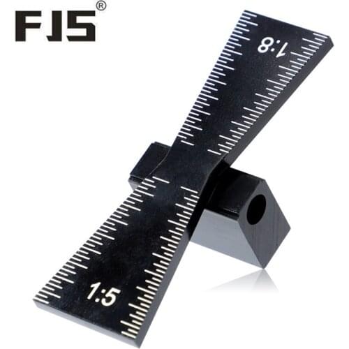 Dovetail Marker Template With Scale Aluminum Alloy Marking Gauge 1:5 1:8 For Wood Joint Scriber Dovetail Guide Woodworking Tool