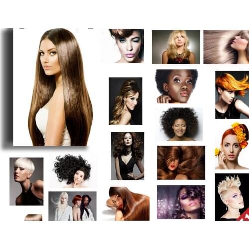 24style Hairdresser Womens Hairdressing Salon Art Film Print Silk Poster for Your Home Wall Decor 24x36inch