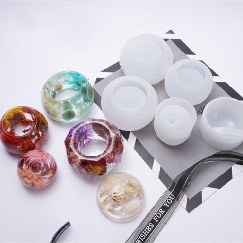 Pot Shape Silicone Molds DIY Handcraft Resin Casting Molds For Pen Storage Box Home Decor UV Epoxy Resin Tray Coaster Mold