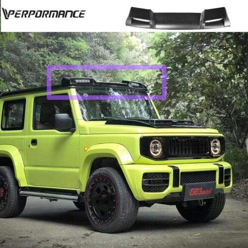 Jimny JB74 roof spoiler with led JB74 upgrade G class W464 G63 mini style body parts front roof spoilers exterior accessories