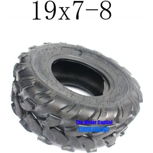 Super Good Quality GO KART KARTING ATV UTV Buggy 19x7-8 Inch Tubeless Tyre 19*7-8 Rubber Tire