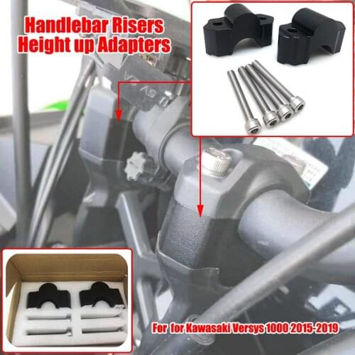 Versys 1000 Motorbike Handlebar Mount Riser Handle Bar Clamp Raised For Kawasaki Versys 1000 2015-2017 2018