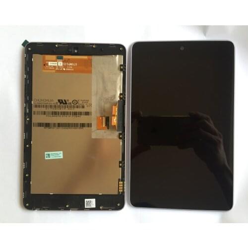 High quality LCD display+Touch Digitizer Screen with frame for ASUS Google Nexus 7 nexus7 2012 ME370T wifi free shipping