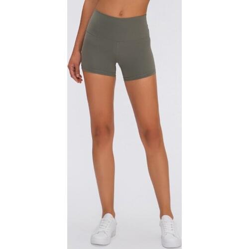 High Waisted Compression Shorts Women Brushed Fabric Fitness Shorts Squat Proof Workout Shorts Soft Yoga Shorts