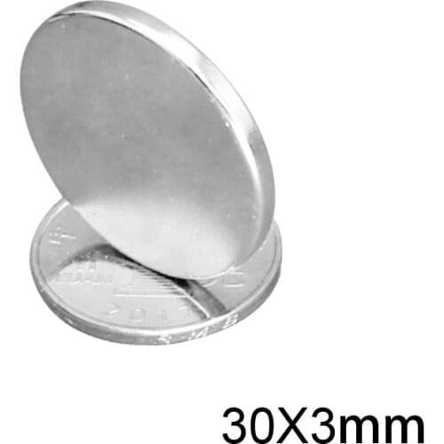 1/2/5/10/30pcs 30x3 mm Strong Cylinder Rare Earth Magnet 30mmX3mm Round Neodymium Magnets 30x3mm Big Disc Magnet 30*3 mm