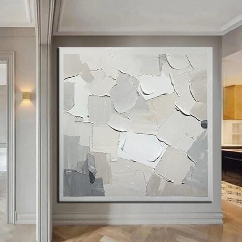 100% Hand Painted Wall Simple Retro Abstract Oil Painting Canvas Art Hot Selling Wall Decoration Artwork Panel Set No Frame