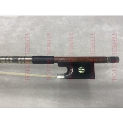5pcs New professional 4/4 hybrid Carbon fiber violin bow outside pernambuco Ebony frog