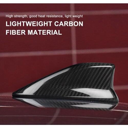 Car Radio Roof Shark Fin Antenna Carbon Fiber Decorative Cover Signal Design Suitable For Subaru BRZ Toyota 86 2014-2019