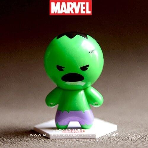 Disney Marvel Avengers Hulk 12cm Action Figure Anime Mini Decoration PVC Collection Figurine Toy model for children gift