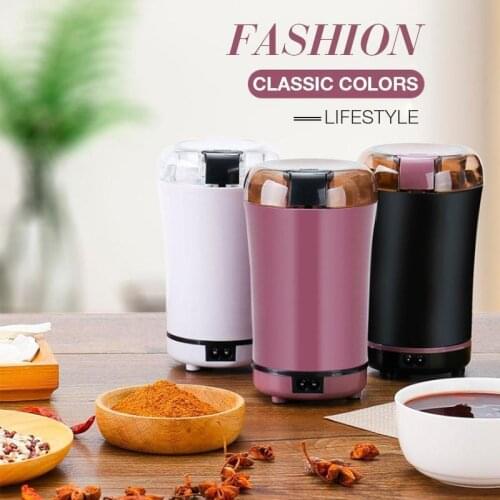 Stainless Steel Electric Mini Mill Grinder Electric Coffee Grinder Mini Kitchen Pepper Beans Spices Nut Seed Coffee Bean Grinder