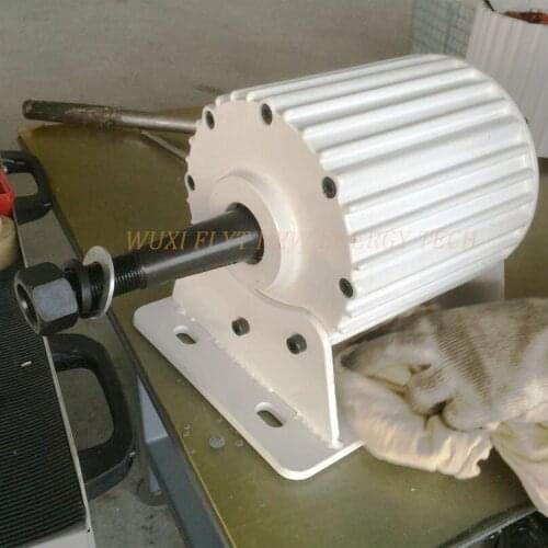 1KW Low RPM Brushless Permanent Magnet Generator 1000W 24V 96V 230V AC Alternator for Home Factory Use
