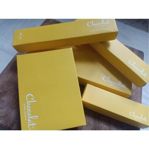 Custom made logo printed drawer style chocolate boxes suitable for promotions and events