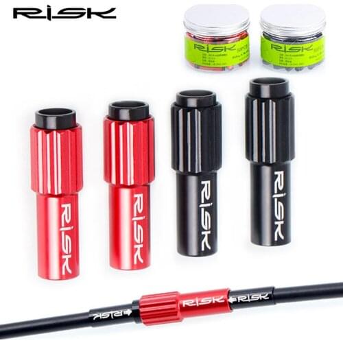 2Pc RISK Road MTB Micro Adjustable Bike Shifter Cable Screws Line Parts Regulator Micro Brake Cable Gear Bicycle Shift Connector
