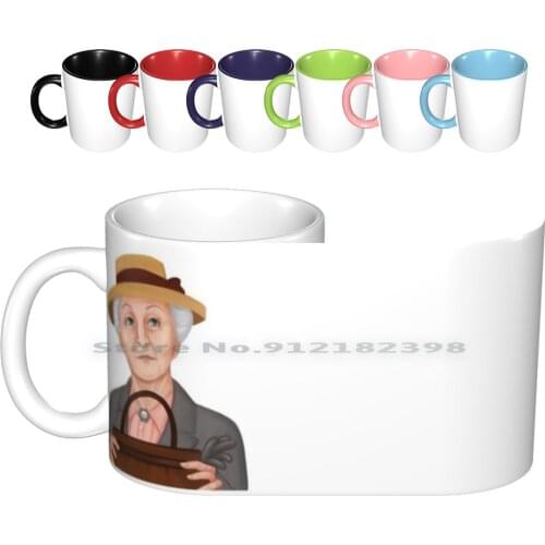 Miss Marple Cozy Mystery Amateur Sleuth Ceramic Mugs Coffee Cups Milk Tea Mug Agatha Christie Detective Poirot Books Book