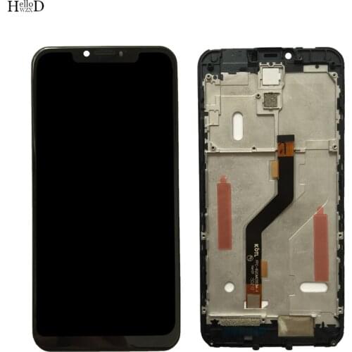 Mobile LCD Display For Vernee M8 Pro LCD Display With Touch Screen Lens Sensor Digitizer Panel Front Glass Frame Tools 3M Glue