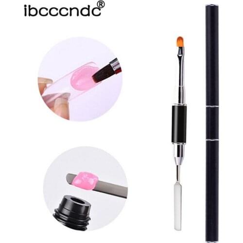 New Nail Art Brush Set Painting 1PC Double-Ended Nail Brush Pusher Carving UV Gel Painting Pen Manicure Tools 35