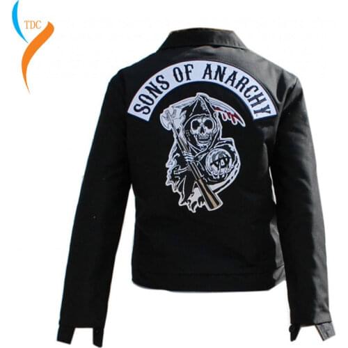 New Arrival Hot TV Sons of Anarchy Cosplay Costume Mens Zipper Jackets Warm Coat Jacket Autumn Winter Jackets Coat Punky Fashion