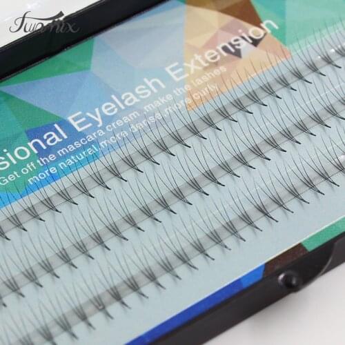 2019 new silk eyelash 0.07 C Curl 3D Individual Mink Eyelash Extension Soft Black Fake False Eye Lashes Wholesale