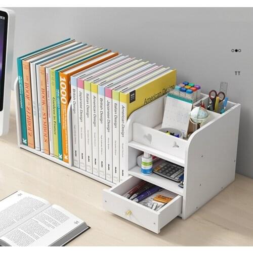 Коробка для хранения Simple Office Desktop Storage Box Desk Storages Shelf Sundry Student Stationer Childrens Small Bookshelf