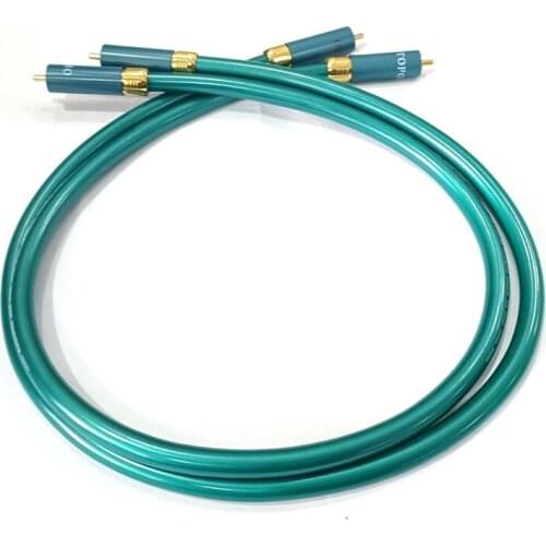 Ortofon 8N OFC RCA Cable HiFI 2RCA to 2RCA CD Amplifier Interconnect Audio Cable