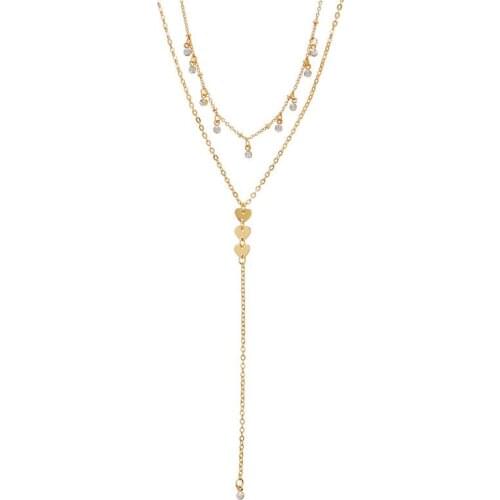 Bohemian Multi Layer Round Piece Tassel Choker Necklace Collar Statement Gold Color Pendant Necklace for Women Jewelry