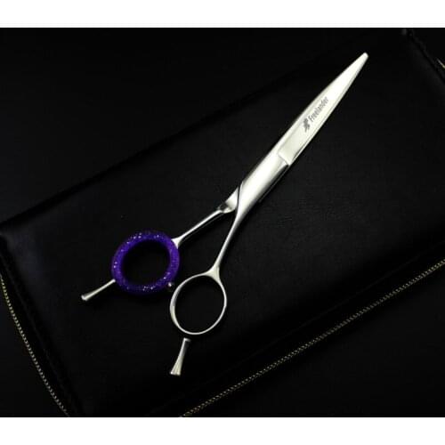 Freelander Barber Master Professional high quality Hair scissors set,6 inch Cutting scissors,matt black,sharp edge