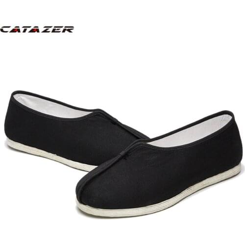 Handmade Shaolin Buddhist Monk Kung Fu Tai Chi Shoes Martial Arts Wushu Sneakers