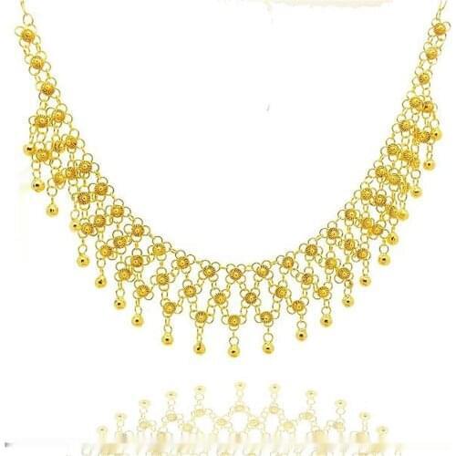 Midyat Silver Coriander 3 Row Necklace