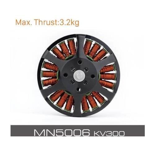 T-motor MN5006 KV300 KV450 Brushless Motor Antigravity light & efficient 4-6S 3KG Trust w/ P17x5.8 / P18x6.1" 2PCS-PAIR PROP