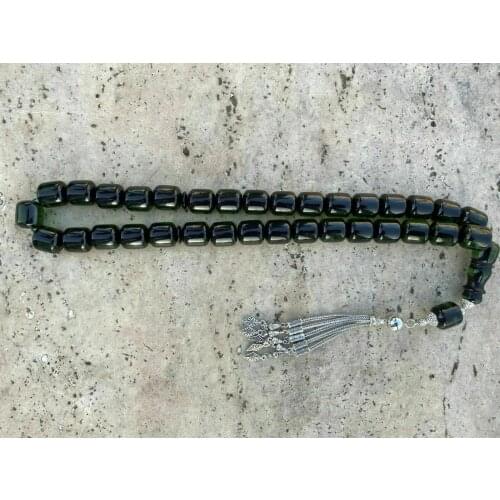 Tasbih Ottoman Faturan German Cherry Amber Sandalous Misbaha Rosary Free Shipping #19F