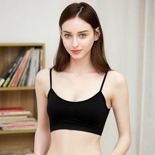 MiiOW Tube Top Condole Top Womens Wardrobe Malfunction-proof Womens Underwear Students Thin Beautiful Back Bra