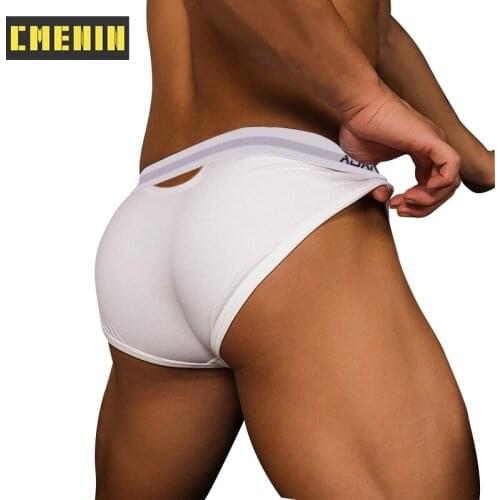 Hot Cotton Jockstrap Underwear Man Brief Hip Raise Innerwear Gay Sexy Mens Panties Briefs Men Underpants Under Wear AD7501