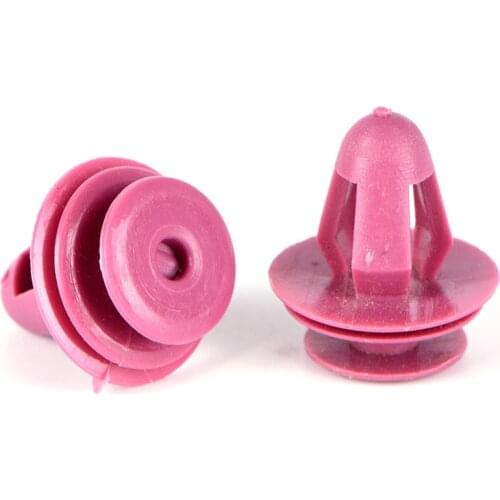 Universal 50pcs Car Door Card Clamp Trim Panel Retainer Door Guard Plate Fastener Auto Interior Door Garnish Clips