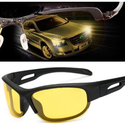 WarBLade 2019 Sunglasses Hot Sale Car Drivers Night Vision Goggles Anti-glare Polarizer Men Driving Sun Glasses Male Accessories